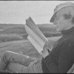 andy warhol reading a book