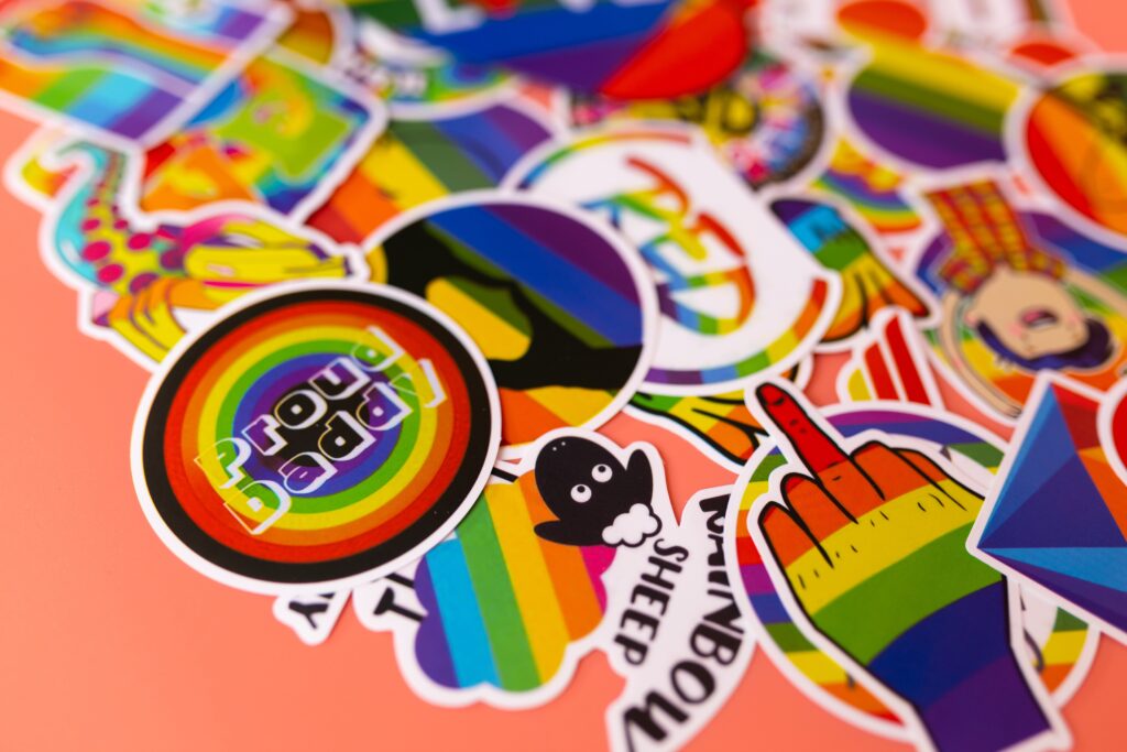 Pride stickers