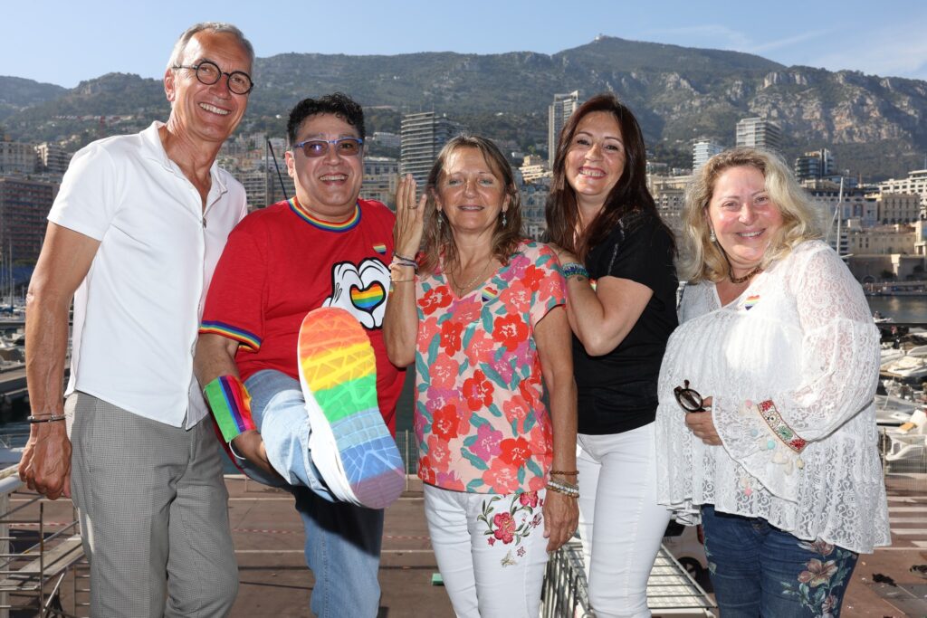 People celebrating Monaco Pride
