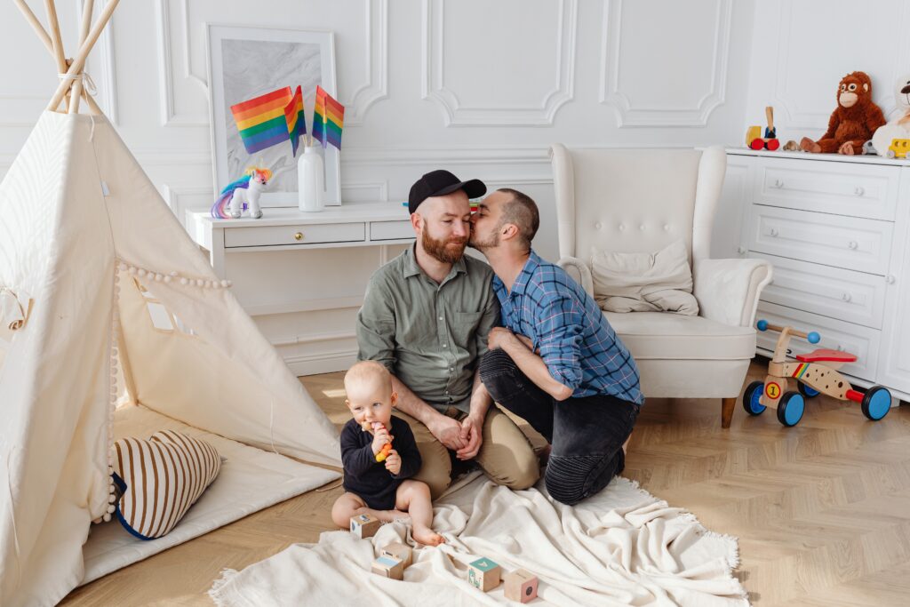 gay dads with baby